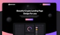 develop a professional meme coin website and crypto landing page