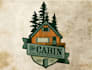 design simple cabin air bnb logo