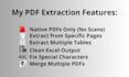 convert PDF to excel and keep the table formatting clean