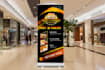 do modern roll up banner, retractable, pull up, stande and ads banner