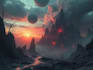 do surreal concept art, matte paint and photo manipulation