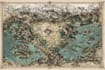 illustrate medieval fantasy and sci fi maps