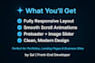 create a responsive landing page using HTML, CSS, and bootstrap
