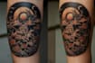 make a super artistic tattoo designs in japanese style