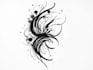 custom an abstract black tattoo design