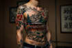 design a tattoo design in japanese style