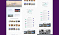 build a clean and fast website using HTML, CSS, and javascript