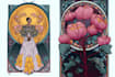 draw an art nouveau illustration for custom projects