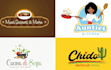make a food, restaurant, business logo