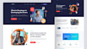 design and develop a stunning website using HTML, CSS, and javascript