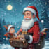 custom christmas cartoon caricature