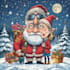make a christmas cartoon caricature