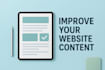 rewrite and improve your website content