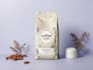 do aesthetic coffee bag packaging, stickers and label design