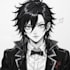 illustrate danganronpa characters in dramatic anime style