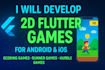 build custom flutter 2d games with scoring system