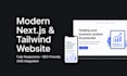 build a modern nextjs and tailwind website