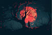 create dark art illustration