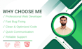 fix php bugs, errors and website issues professionally