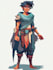 do 2d character design, 2d game character, concept