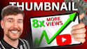 design eye catchy and viral youtube thumbnail in 24hrs