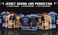 design softball, baseball, long sleeve jersey mockup