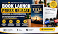 write, distribute book press release, press release distribution, book launch pr
