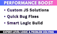 fix customize or add new features using javascript js expert
