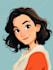 make a disney children cartoon illustration