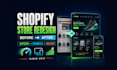 do shopify store design, redesign, fix issues or develop anything