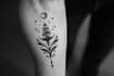 design a linear minimalist tattoo design