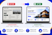 design wix website, redesign wix website, business website and landing page