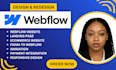 design and redesign fix webflow website landing page ecommerce fix framer expert