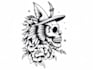 create american traditional tattoo style design