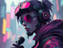 design cyberpunk character, original character design