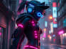 design anime character , cyberpunk character