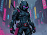 create cyberpunk character art