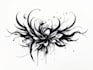 custom an abstract black tattoo design