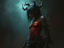 create dark art illustration