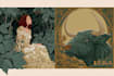 draw an art nouveau illustration for custom projects
