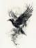 custom an abstract black tattoo design