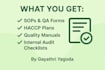 prepare complete professional QA documentation