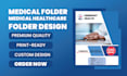do customized presentation folder, medical folders