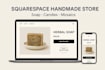design a beautiful squarespace handmade crafts ecommerce website