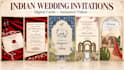 design indian wedding cards and animated invites