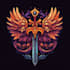 create logo designer anime, fantasy