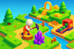 develop a hybrid casual unity game with upgrades and ads
