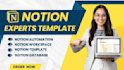 notion template notion expert and custom notion template in 24 hours