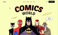 build squarespace comic book store website manga toy store novel shop website