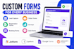 create jotform, typeform, google form, cognito form with automation